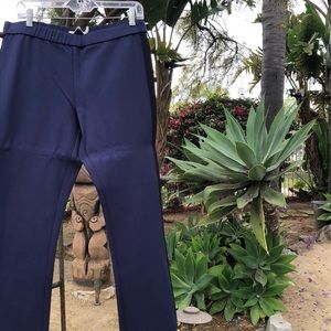 Tory Sport side stripped tech ponte cropped flare pants in size xl